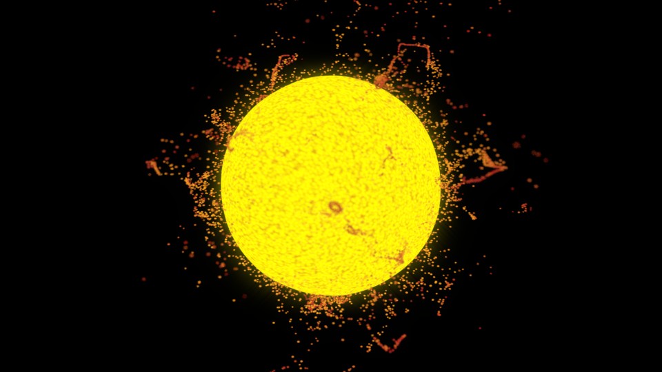 A Realistic Sun - Cycles particle simulation preview image 1
